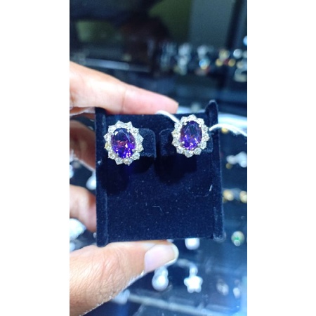 anting berlian banjar ikat emas kuning 00100