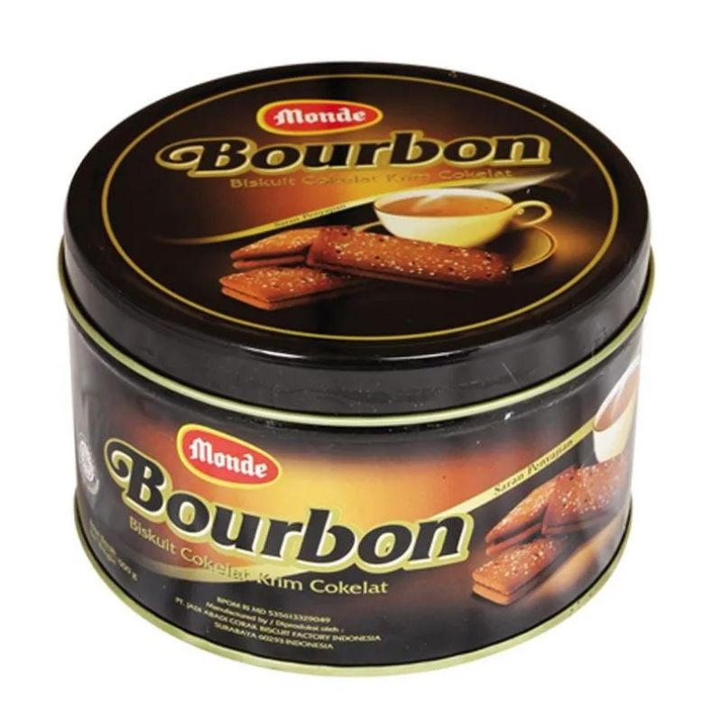 

Monde Bourbon biskuit kaleng 500gr