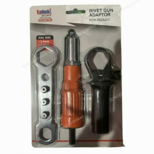 Adaptor Tank Rivet Mesin Bor Adaptor Bor Paku Keling Rivet Gun Adapter