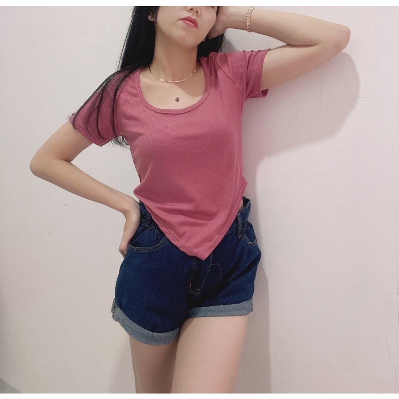 Malika croptop lengan pendek | croptop leher squareneck lengan pendek / panjang lancip bawah | atasan crop leher kotak | croptop korean fashion wanita | aquarius boutique89 grosir