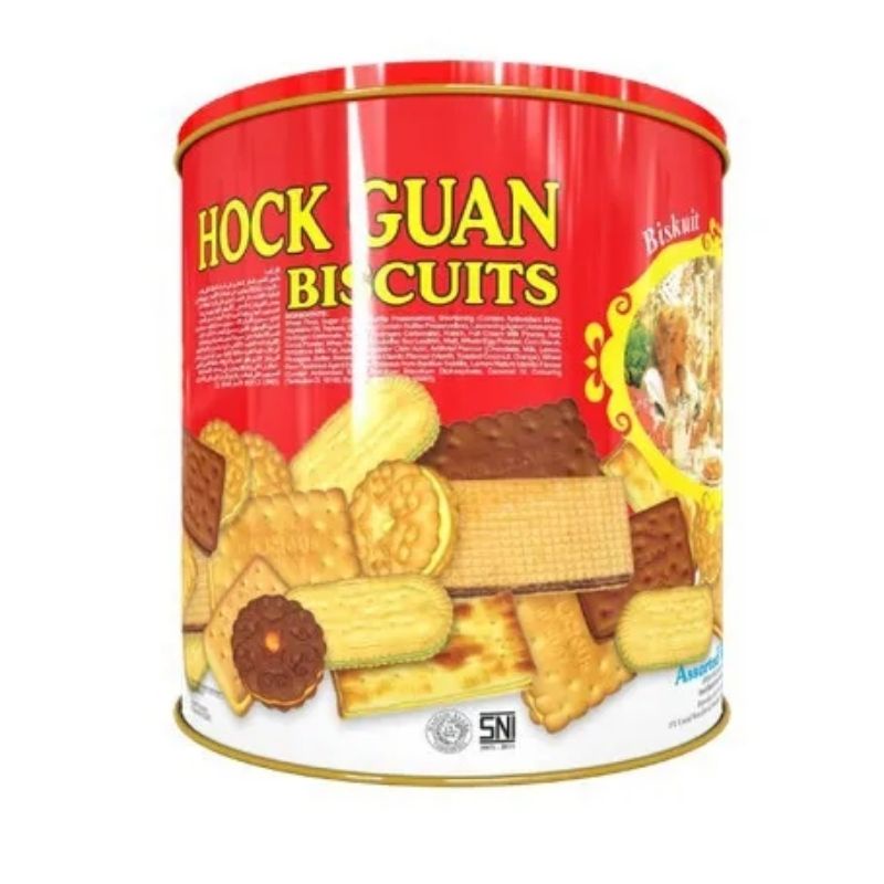 

hock guan assorted biskuit kaleng 650gr