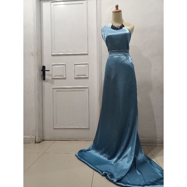 1 Meter Kain Satin Silk Kilap Premium Jakarta Maxmara Lux (Jenis bahan) Kain Saten Silk Kilap Charmuse Premium Satin Bridesmaid Bahan Satin Silk Kilap Premium Grosir Meteran Murah Bagus