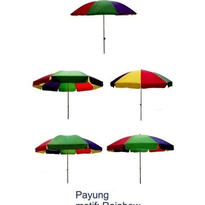 Payung Jumbo 220Cm Warung Cafe Meja Stand Pameran Tenda Terpal Besar