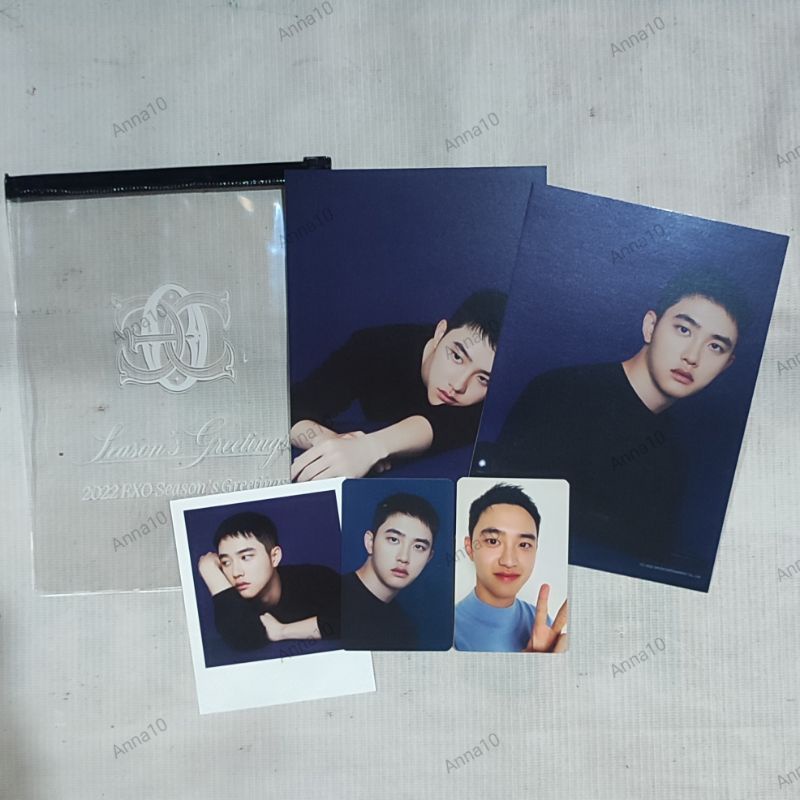 EXO SEASONS GREETINGS 2022 SG 22 PHOTOPACK D.O KYUNGSOO SET