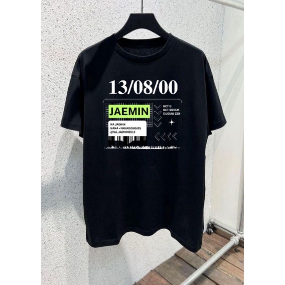 T-SHIRT SERIES BRITHDAY NCT DREAM KAOS HITAM KPOP NCT DREAM MARK RENJUN JENO HAECHAN JAEMIN CHENLE J