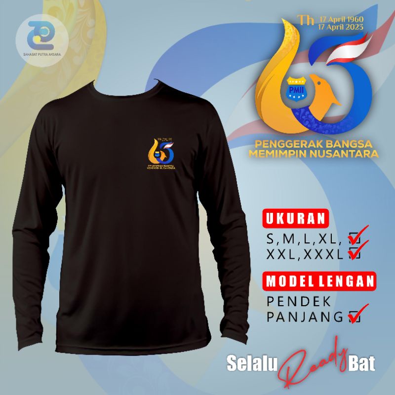 KAOS HARLAH PMII KE63 /LENGAN PANJANG