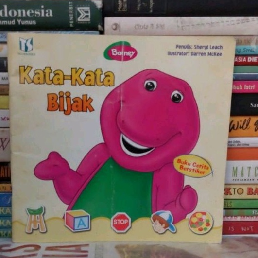 BUKU ORIGINAL Barney Kata-Kata Bijak buku cerita tanpa stiker bekas