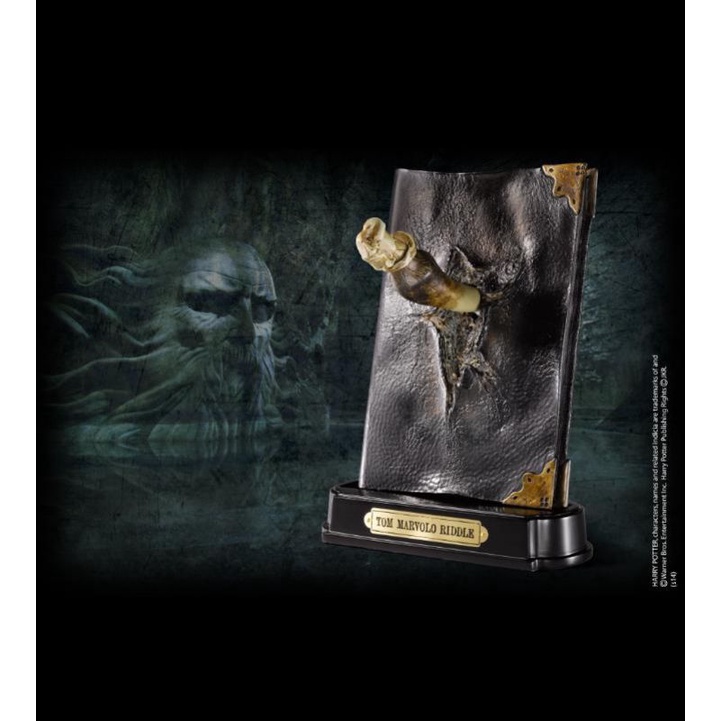Harry Potter Basilisk Fang and Tom Riddle Diary Sculpture Noble colletion Official