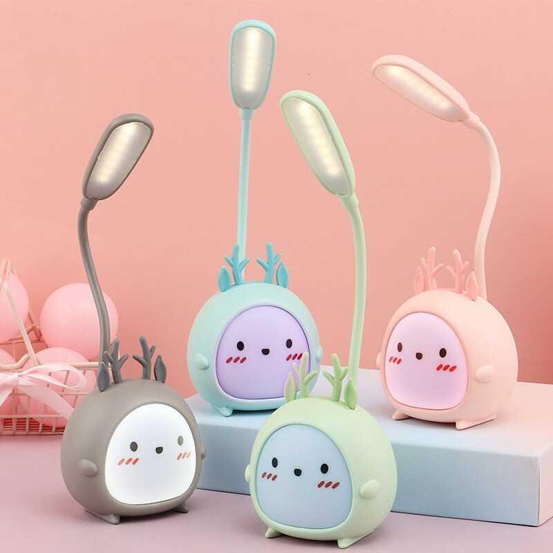 YW Lampu Baca LED Cute Cartoon Antelope Deer W2021B