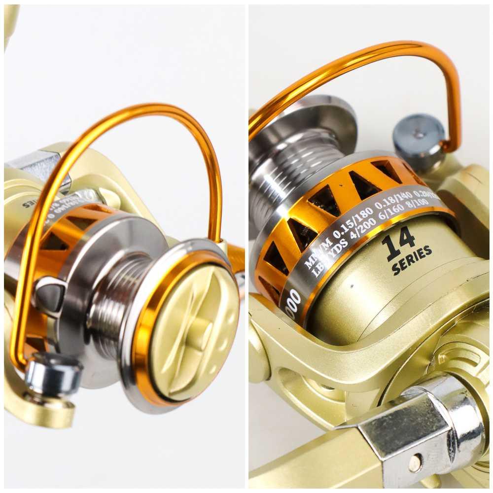 YUMOSHI JF2000 Reel Pancing Spinning 5.2:1 Gear Ratio Pancing Reel Power Handle Ril Pancing Reel Pancing Power Handle Pancing Casting Rell Pancing Power Handle Casting Reel Pancing Mini Reel Casting Reel Baitcasting Real Pancing Power Handle Rell Pancing