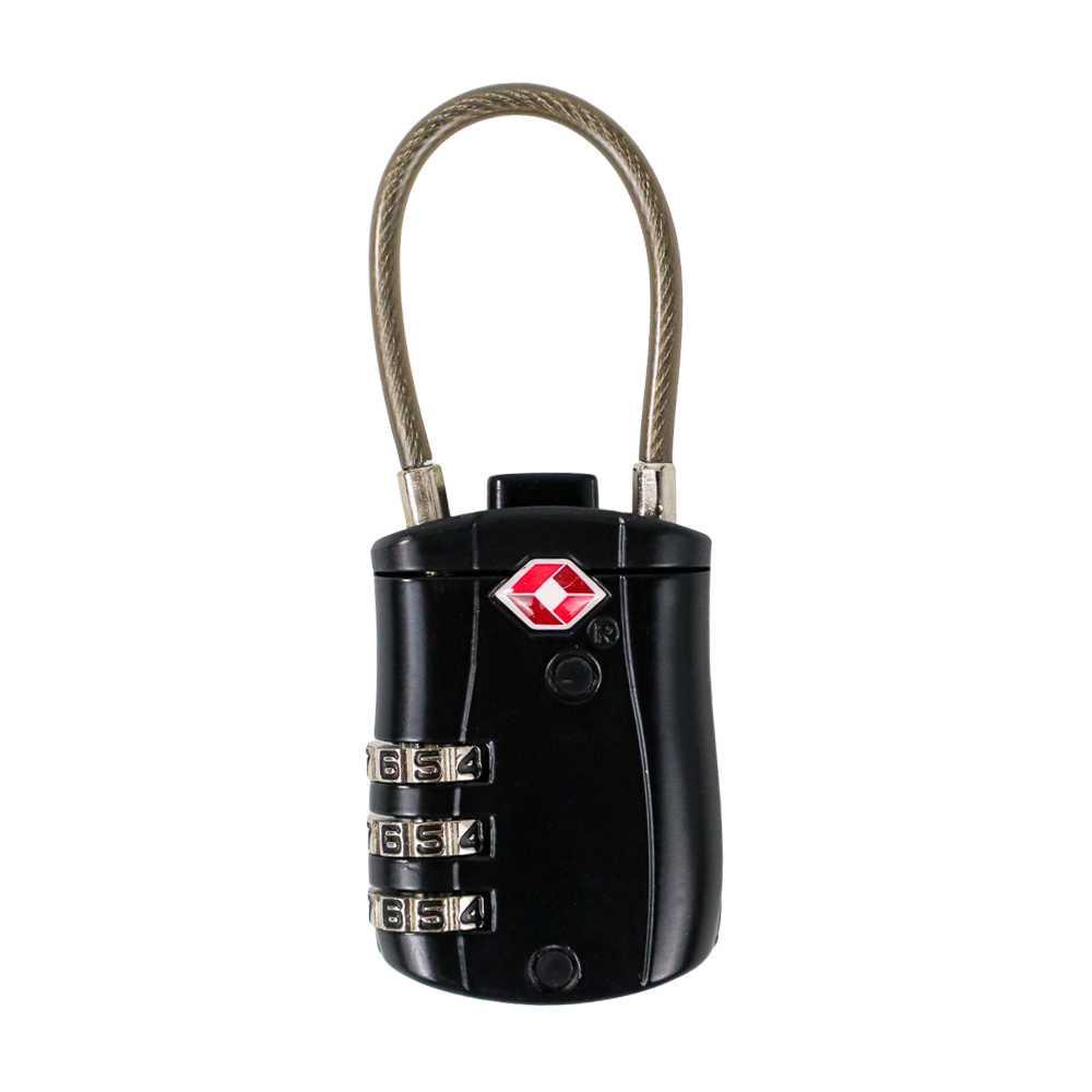 TRAVELSKY Gembok Koper TSA Padlock Kode Angka 3 Digit SA007