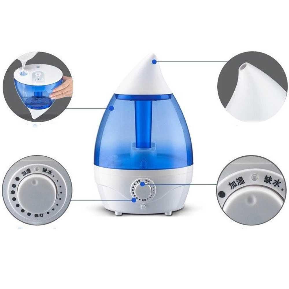 Taffware Classic Drop 6 in 1 Ultrasonic Air Humidifier Diffuser 3L UMI H98 (OBRAL/DEFECT) Diffuser Aromatherapy Aromaterapi Humidifier Diffuser Aromaterapi Dehumidifier Diffuser Humidifier Humidifier Diffuser Humidifier Bayi Flu Dan Batuk Air Humidifier A