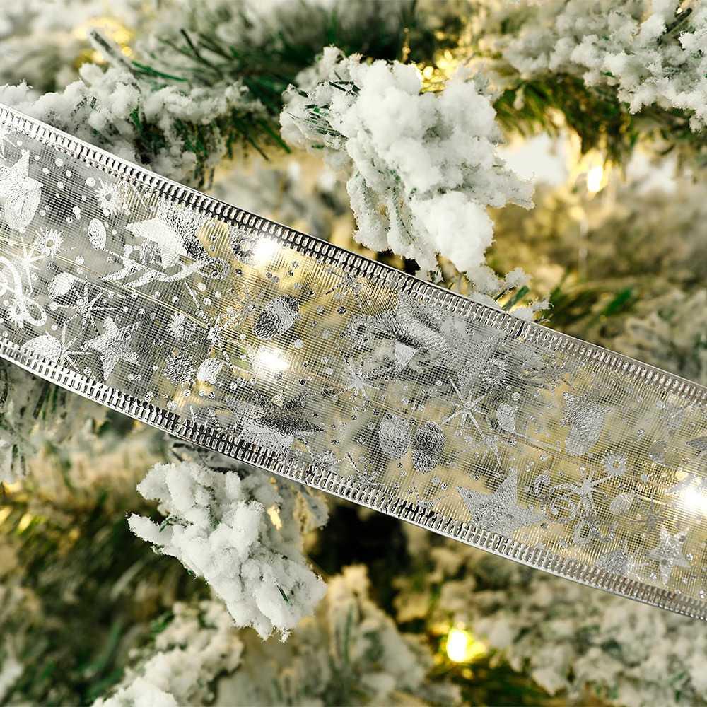 Partigos Lampu LED Dekorasi Pohon Natal Ribbon 50 LED Warm White 5M A560