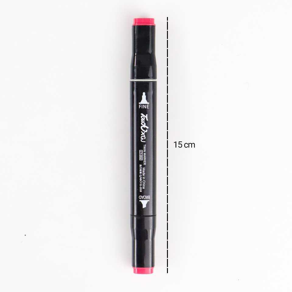 TOUCH Spidol Dual Side Fine Art Brush Art Marker Set Y-006