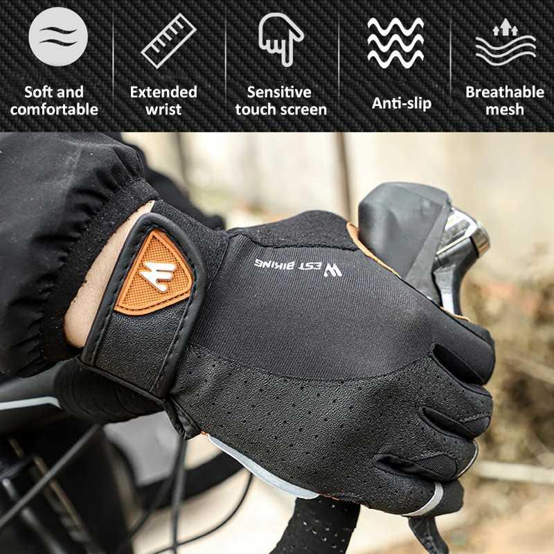 WEST BIKING Sarung Tangan Olahraga Sepeda Cycling Gloves Touch Screen 03-4-16