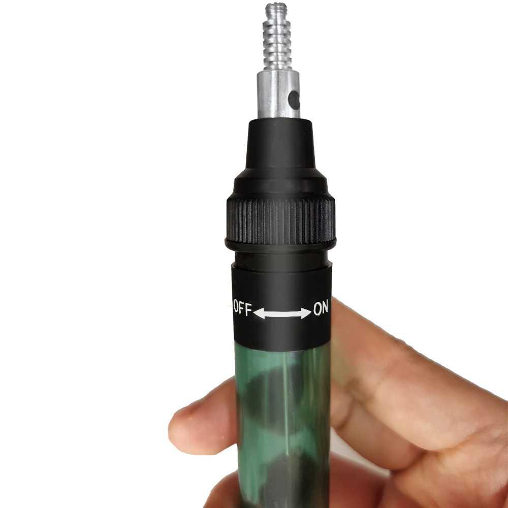 LEFAVOR Solder Gas Butane Portable Iron Pen - HT-F01 Solder Gas Portable Solder Listrik Timah Timah Solder Blower Solder Uap Setrika Uap Portable Taffware Gas Portabel Solder Tembak Blower Uap Solder Gas Tabung Gas Portable Lampu Tanpa Listrik