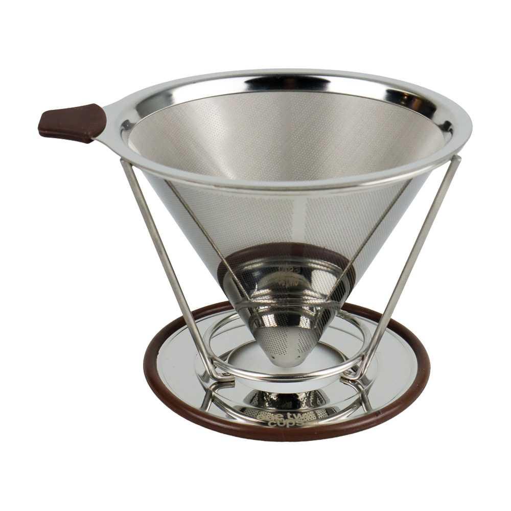 One Two Cups Filter Penyaring Kopi V60 Double Layer Large - F-412