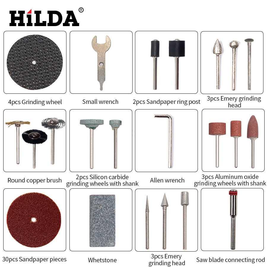 Hilda Set Mata Bor Grinding Polishing Cutting Drill 92 PCS - KSDMPJ-2 Mata Bor Bor Mini Mata Bor Besi Mata Bor Kayu Mata Bor Beton Mata Bor Set Mata Bor Tuner Bor Beton Bor Tuner Tuner Mata Bor Pagoda Mata Bor Nachi Mata Bor Mini Kepala Bor