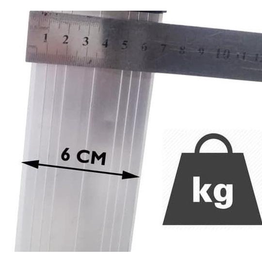 Tangga 3 Meter Victory Aluminium Alumunium Besar Tangga Lipat Tebal