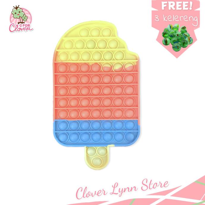 POP IT XL ICE CREAM PASTEL / es krim besar jumbo its popit murah lucu keh04
