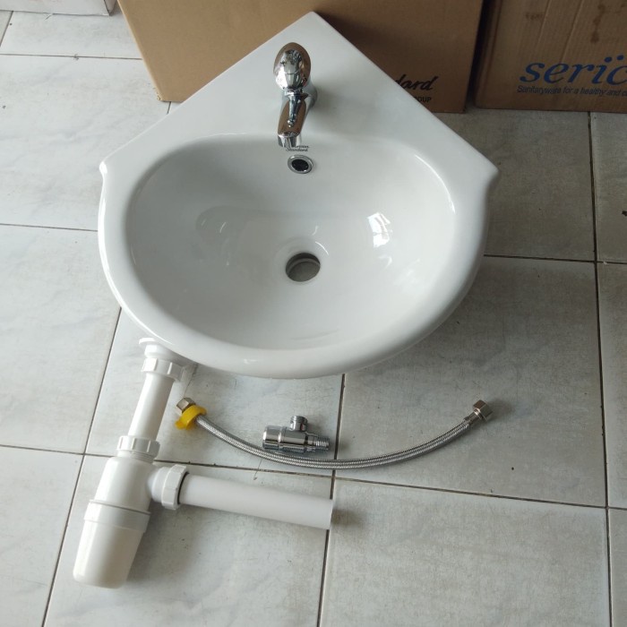 Terlaris Paket Wastafel Sudut American Standard Murah