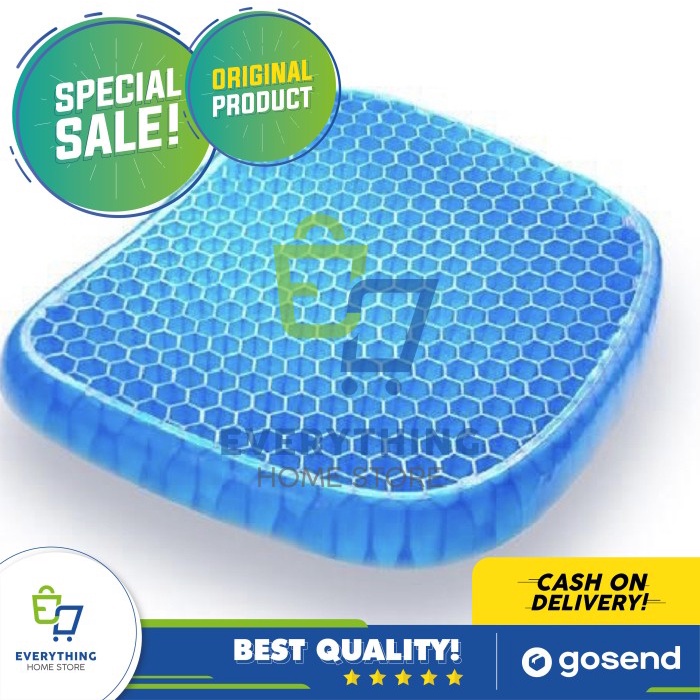 Terlaris Bantalan Alas Duduk Ventilasi Silikon Gel Cloud Posture Seat Cushion