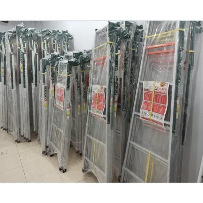 Tangga Lipat 2,5 M // Tangga Aluminium 2 Fungsi 2.5 Meter
