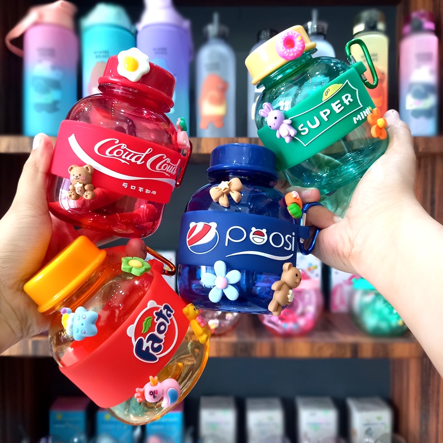 Botol Air Minum  Botol Minum Unik Cup Cola Bottle 350ml Botol Soda Mini murah-murah souvenir travel 