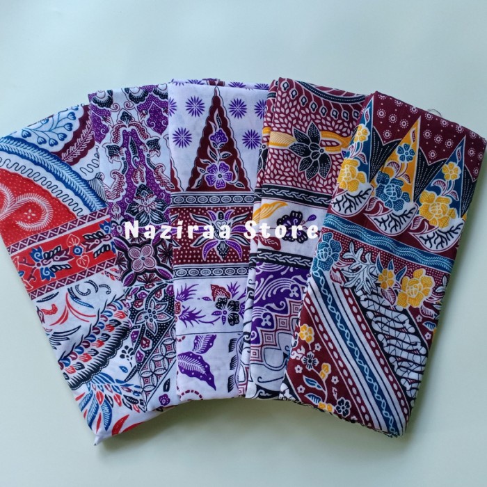 Kain Sarung Ibu Melahirkan/Sarung Batik Wanita Murah Cap SUKARAJA (O6G8) Travelling Sajadah Saku Saj