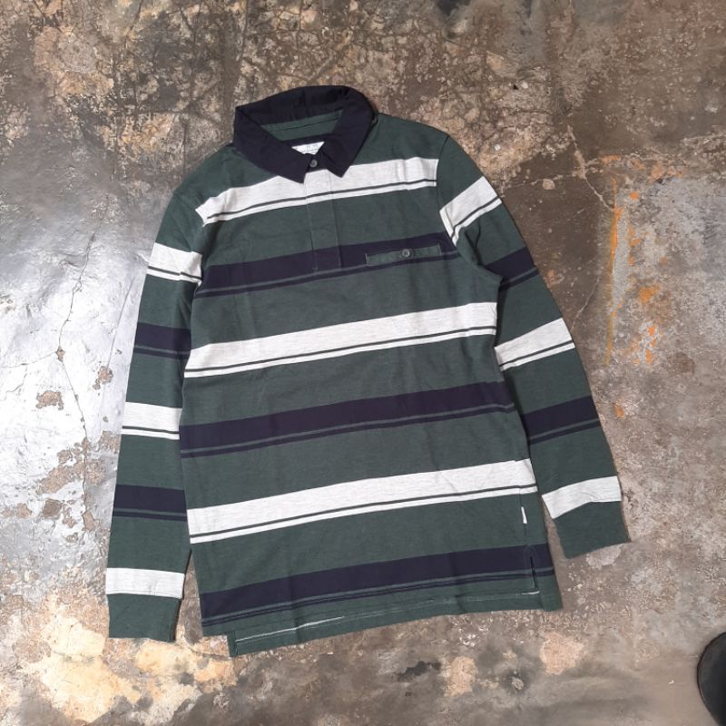 RUGBY SHIRT STRIPE POLO SHIRT