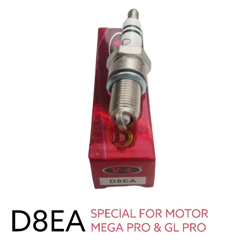Busi D8EA khusus untuk Motor Mega Pro / GL Pro Busi V-1 Racing Motor GLPro,MegaPro