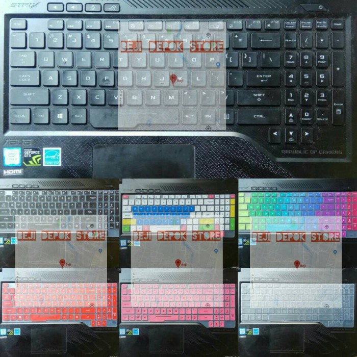 [Ledl] Keyboard Protector Asus Rog Strix Gl503 Fx504 Fx63 Fx80 S5Am G703 Hero [7S4D0F]