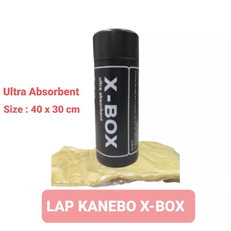 Kain Lap Kanebo Mobil Motor X-Box Tebal 40 X 30 Cm Lembut Anti Sobek Microfiber