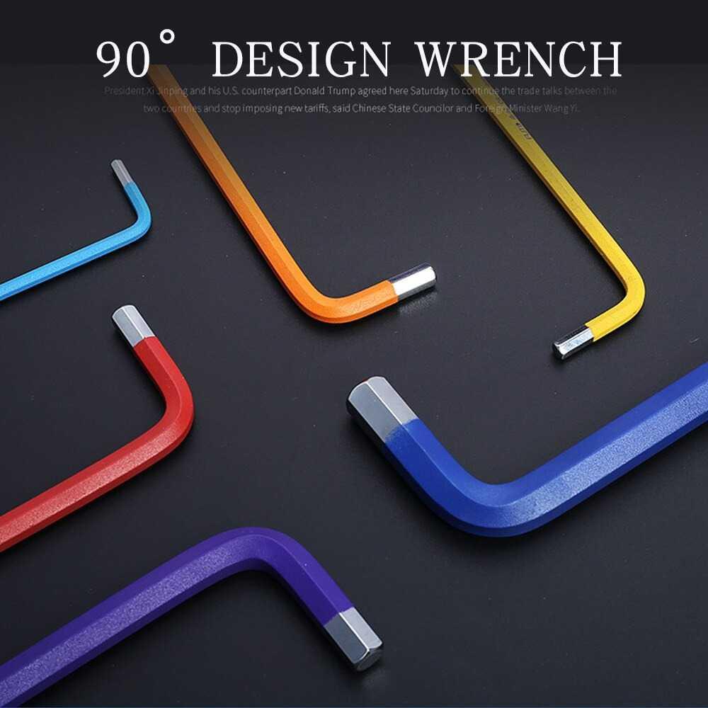 YL Tools Kunci L Hex Key Wrench Hexagonal Screwdriver 9 PCS - L-001