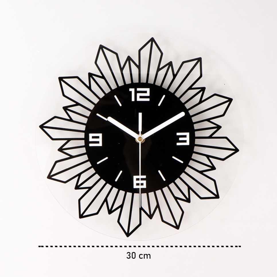 Jam Dinding Geometric 30CM - E160 Quartz Creative Design Jam Dinding Aesthetic Jam Dinding Tempel Jam Dinding Digital Hadiah Pernikahan Jam Dinding Besar Hiasan Dinding Aesthetic Stiker Dinding Aesthetic Dekorasi Dinding Jam Dinding Unik Jam