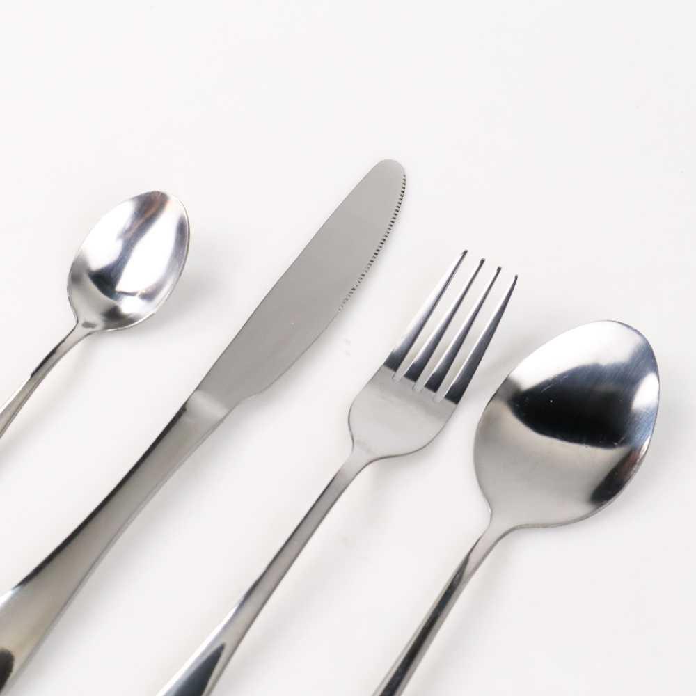 Elegant Life Set Perlengkapan Makan Sendok Garpu Pisau 24PCS JA24 Sendok Garpu Set Sendok Plastik Sendok Korea Stainless Sendok Garpu Plastik Bening Plastik Souvenir Sendok Makan Stainless Sendok Garpu Set Stainless Sendok Korea Set Souvenir Sendok Sendok