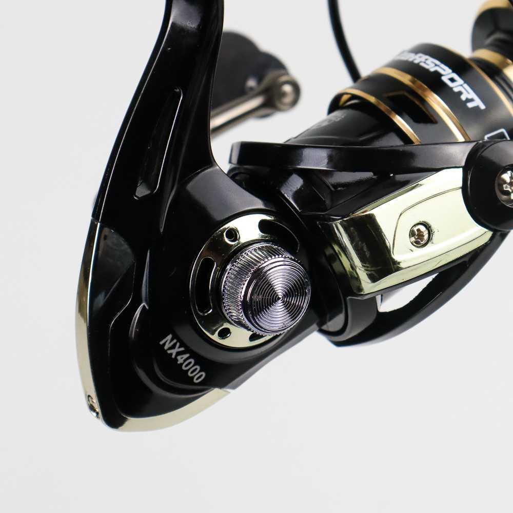 TaffSPORT Gold Sharking Metal Reel Pancing Spinning 5.2:1 NX4000 Pancing Reel Power Handle Ril Pancing Reel Pancing Power Handle Pancing Casting Rell Pancing Power Handle Casting Reel Pancing Mini Reel Casting Reel Baitcasting Real Pancing Power Handle