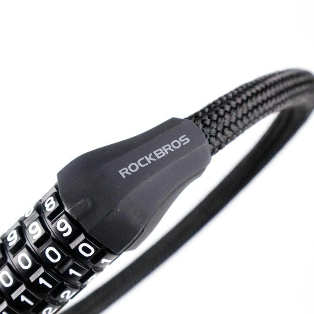 Rockbros Gembok Sepeda Bicycle Lock Kode Angka Password 5 Digit - 3242