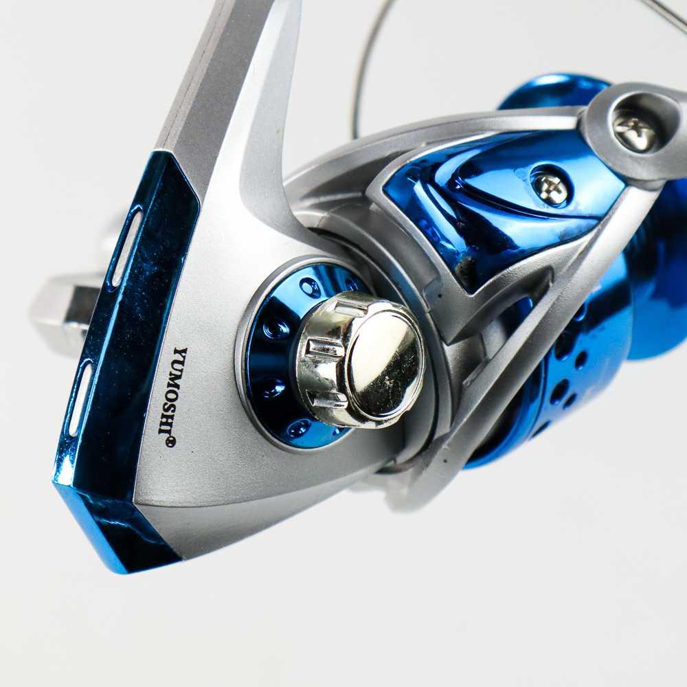 YUMOSHI Reel Pancing Spinning Fishing Reel 5.5:1 Gear Ratio Pancing Reel Power Handle Ril Pancing Reel Pancing Power Handle Pancing Casting Rell Pancing Power Handle Casting Reel Pancing Mini Reel Casting Reel Baitcasting Real Pancing Power Handle Rell