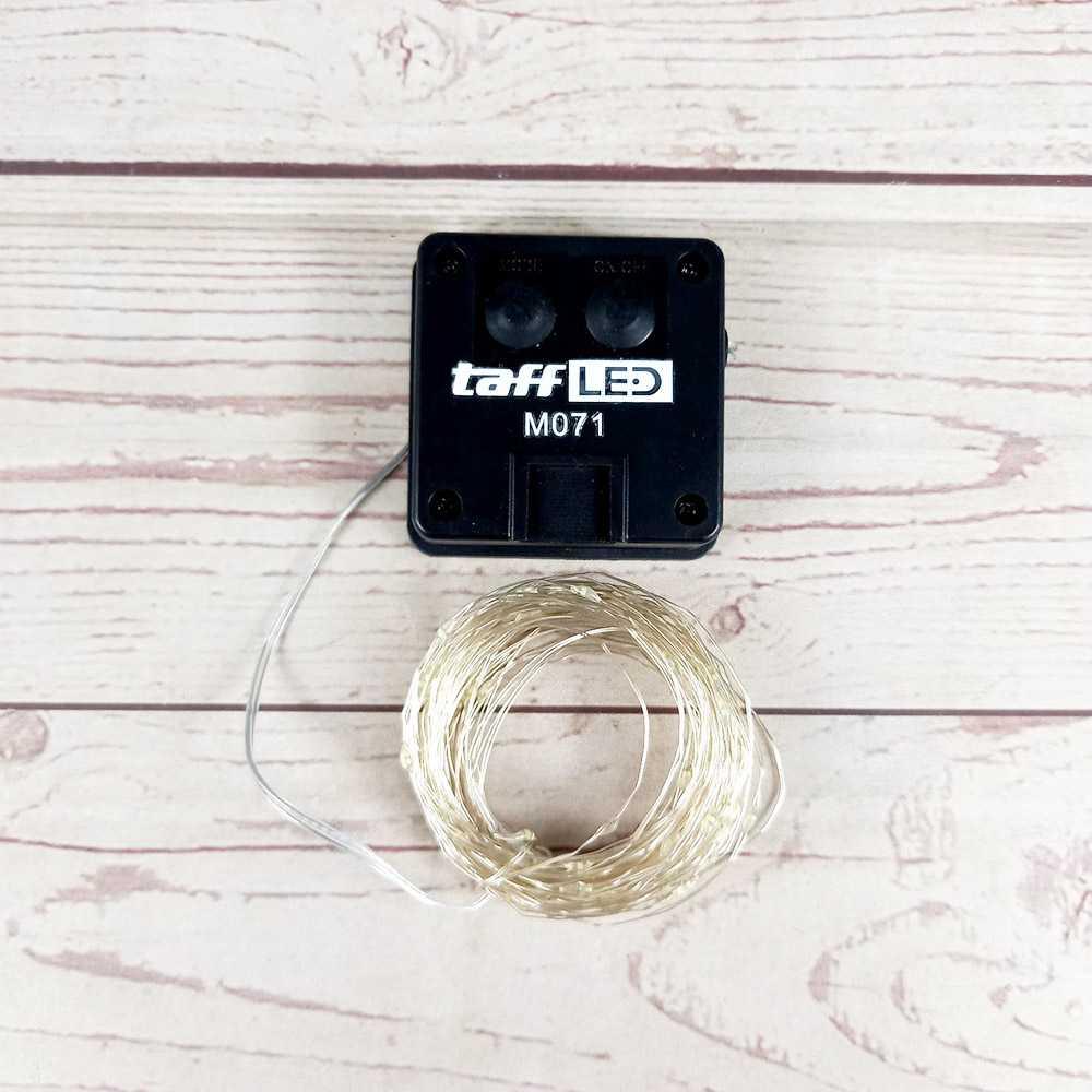 TaffLED Lampu Hias Dekorasi 100 LED with Solar Panel M071 Lampu Tidur Lampu Tidur Aesthetic Hiasan Dinding Hiasan Kamar Lampu Led Kamar Lampu Gantung Lampu Led Strip Lampu Hias Hiasan Kamar Aesthetic Lampu Kamar Tidur Lebaran Lampu Hias Gantung Hiasan Din