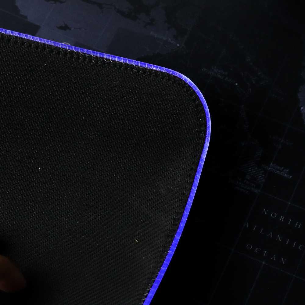 TaffGO Gaming Mouse Pad XL Peta Dunia + LED RGB - GMS-WT5