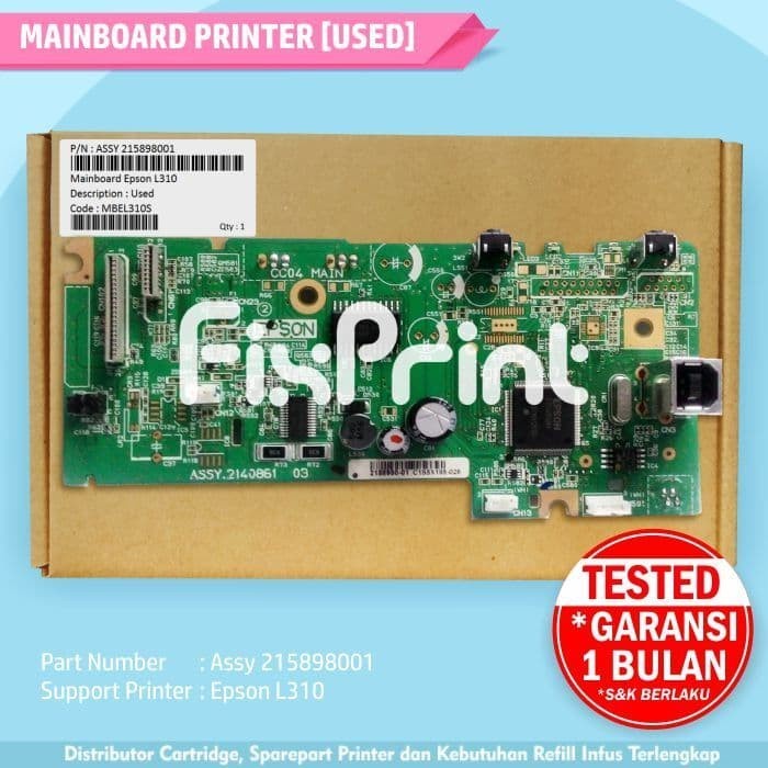 Board Printer Epson L310, Mainboard L310, Motherboard L310 Cabutan Sae