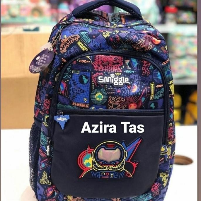 Smiggle Original Beyond Backpack Astronot - Tas Sekolah Anak Laki Laki
