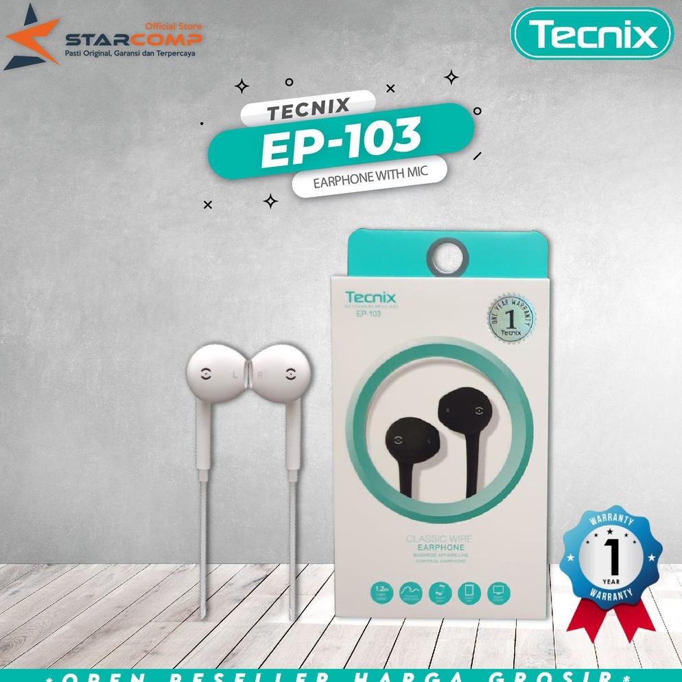 Headset TECNIX EP-103 Earphone With Mic