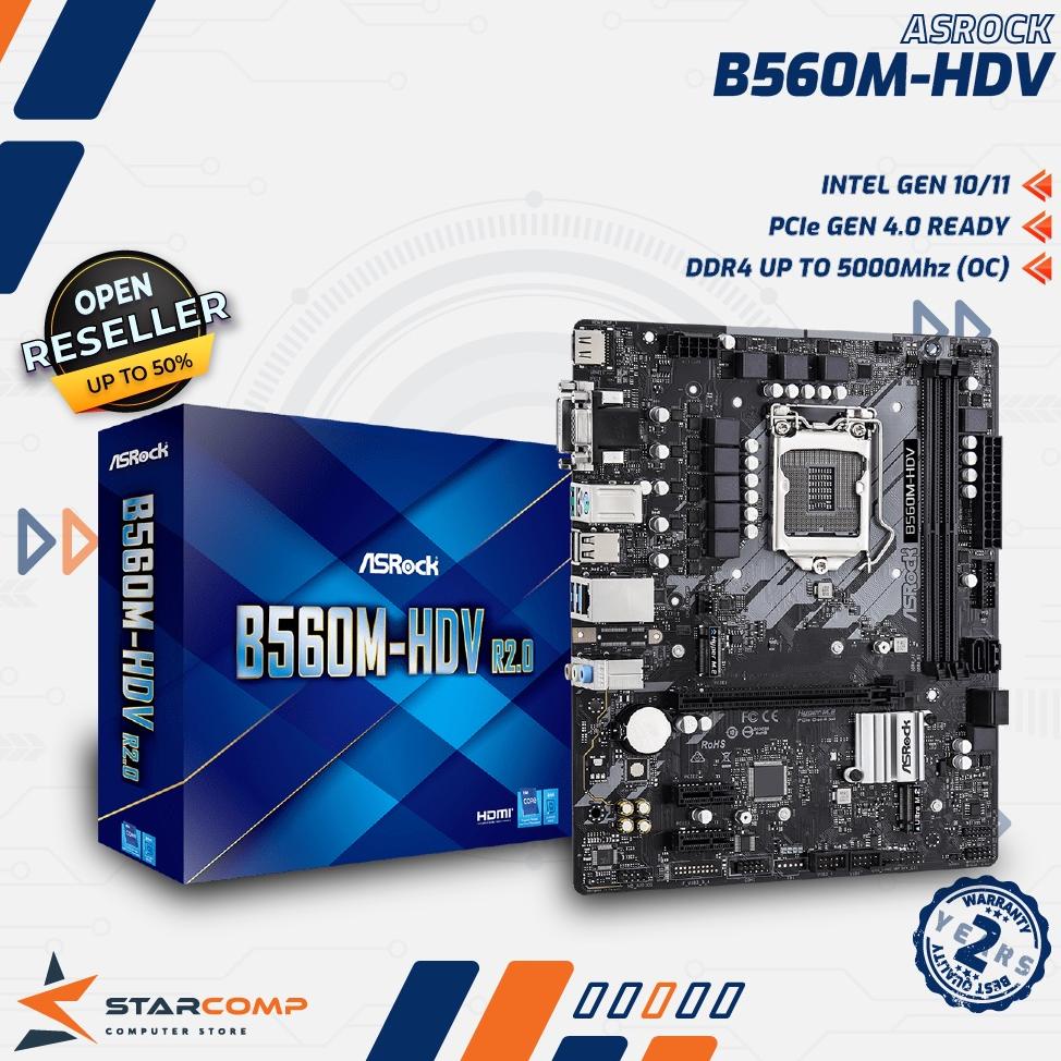Motherboard ASROCK B560M HDV LGA1200 Intel B560 DDR4