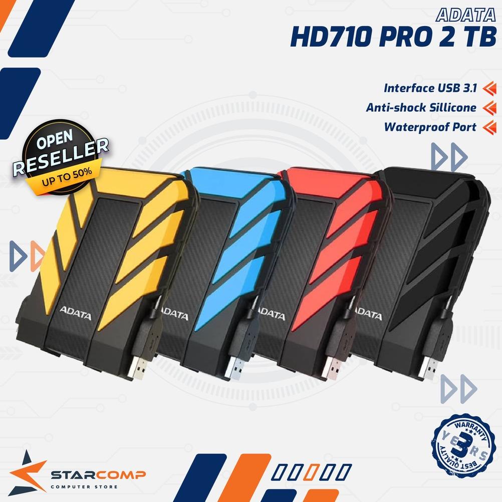 ADATA HD710 Pro Harddisk Eksternal 2TB 2.5" USB3.1 HDD 2TB