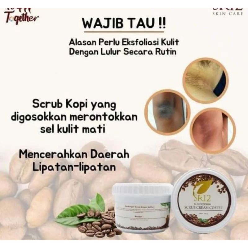 LULUR KOPI SR12 / LULUR BENGKOANG SR12 / LULUR PEMUTIH BADAN / LULUR BADAN PEMUTIH BPOM / SCRUB BADA