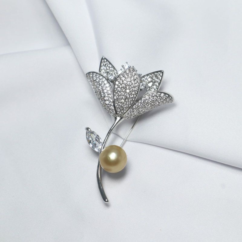 Bros Premium Bros Sultan Mutiara Asli Rangka Lapis Emas 18Karat