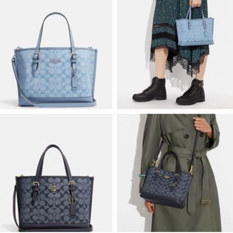 Coach Mollie Tote25 Signature Chambray ch228