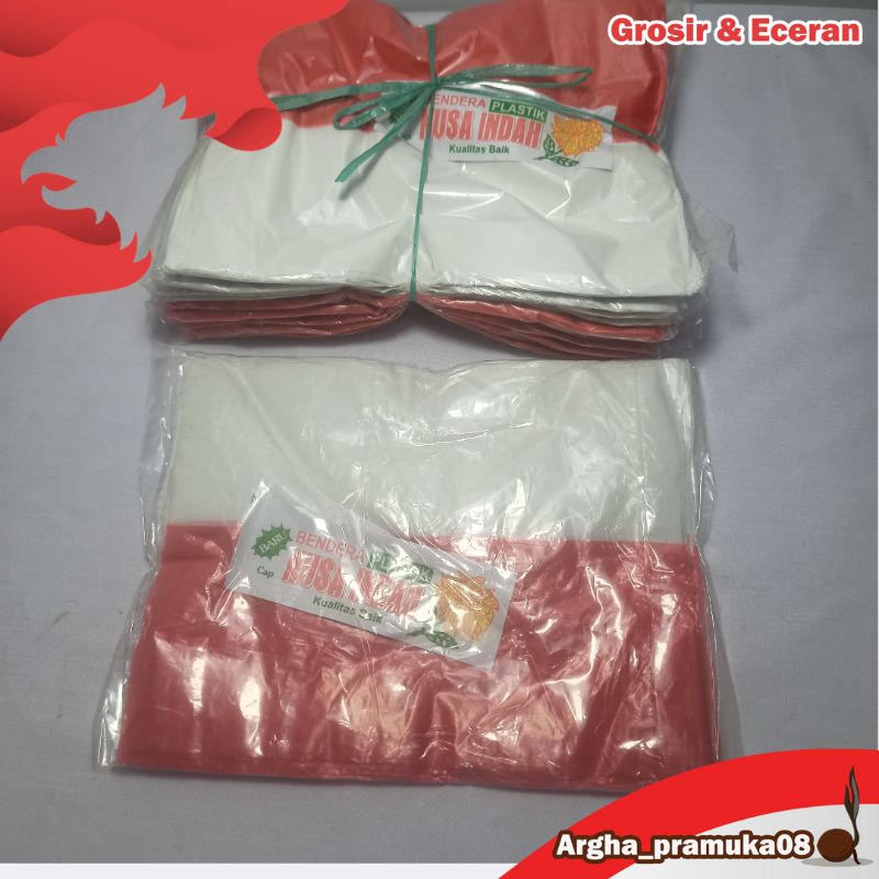 Bendera Merah Putih Plastik merk lily 100 bj